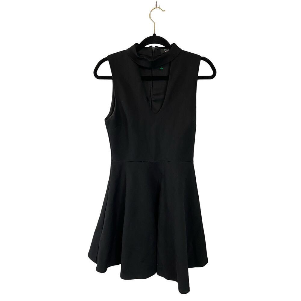 Lulus A line dress Black loving you is easy size M